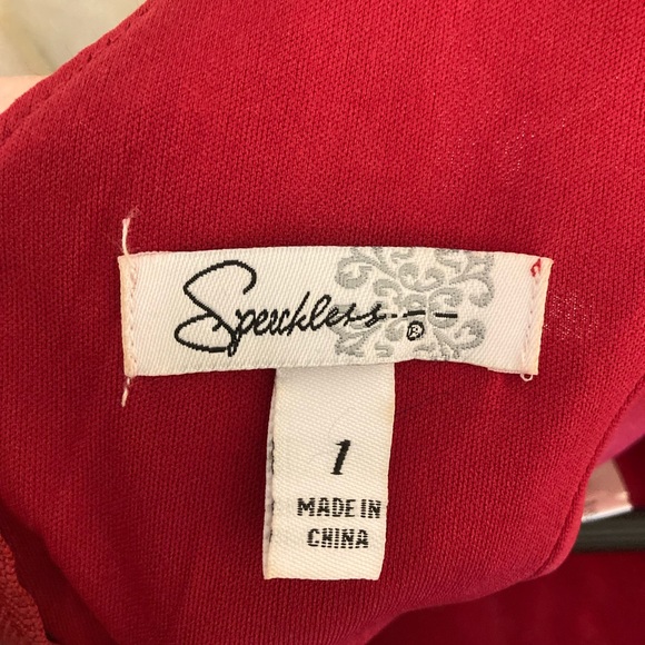 Red Lace Party Dress, H&M - Picture 3 of 4